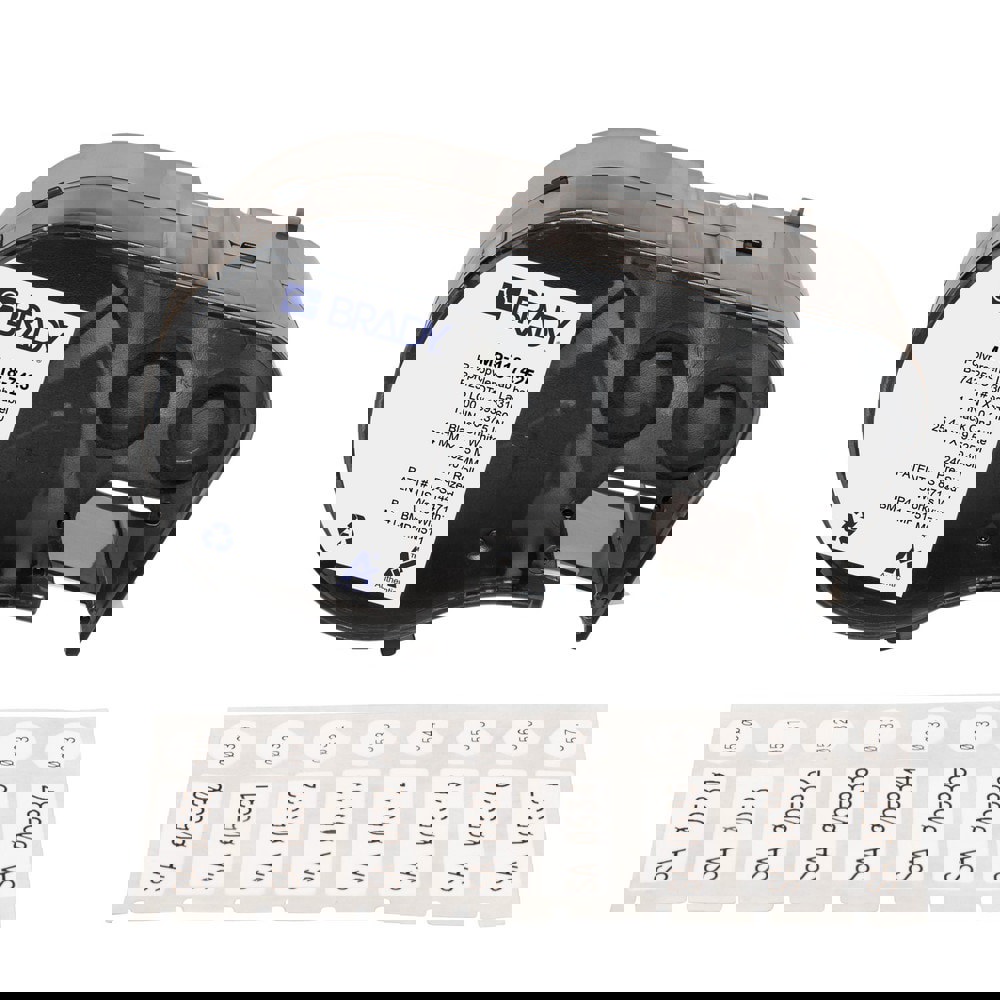 Labels, Ribbons & Tapes; Application: Label Printer Cartridge ; Type: Label Printer Cartridge ; Color Family: White ; Color: Black on White ; Number Of Labels Per Roll: 240 ; Label Diameter (Inch): 3/8